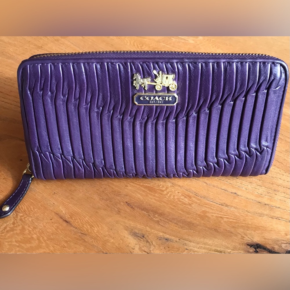 Coach Zip Around Wallet